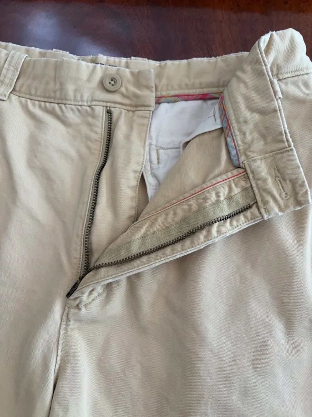 J. Crew Broken-In chino shorts 34 khaki